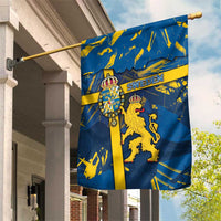 Sweden Garden Flag Coat Of Arms Unique Style - Wonder Print Shop