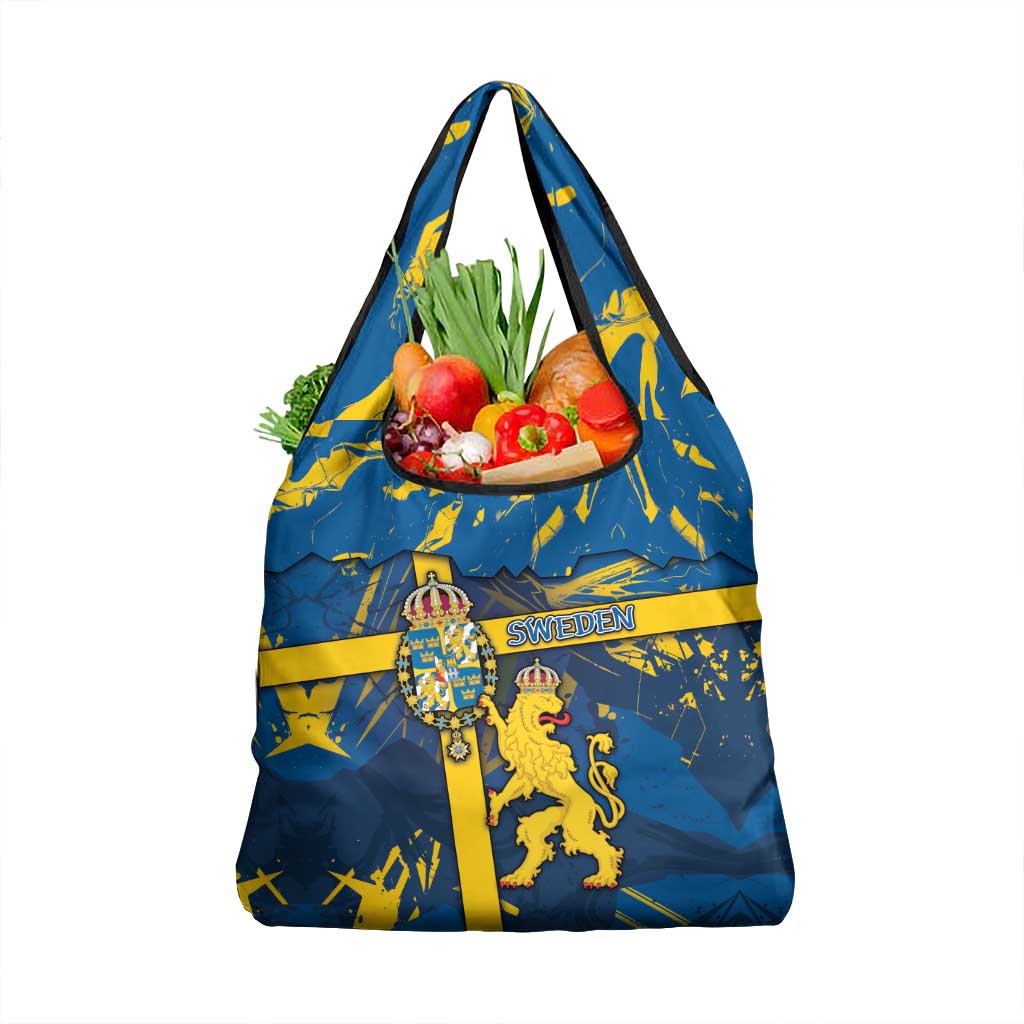Sweden Grocery Bag Coat Of Arms Unique Style - Wonder Print Shop