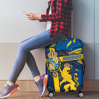 Sweden Luggage Cover Coat Of Arms Unique Style - Wonder Print Shop