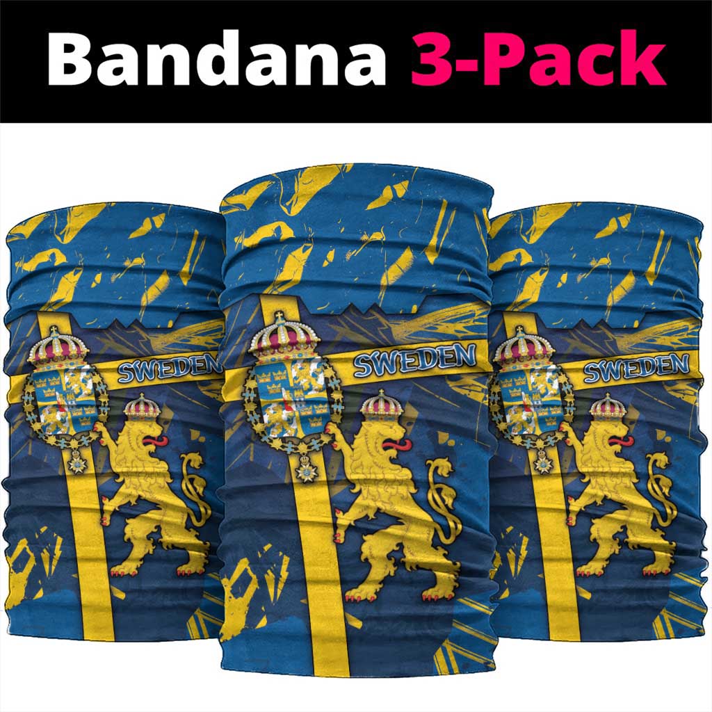 Sweden Neck Gaiter Coat Of Arms Unique Style - Wonder Print Shop