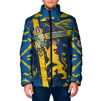 Personalized Sweden Padded Jacket Coat Of Arms Unique Style - Wonder Print Shop