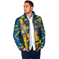 Personalized Sweden Padded Jacket Coat Of Arms Unique Style - Wonder Print Shop
