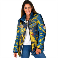 Personalized Sweden Padded Jacket Coat Of Arms Unique Style - Wonder Print Shop