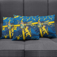 Sweden Pillow Cover Coat Of Arms Unique Style - Wonder Print Shop