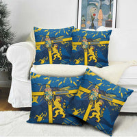 Sweden Pillow Cover Coat Of Arms Unique Style - Wonder Print Shop