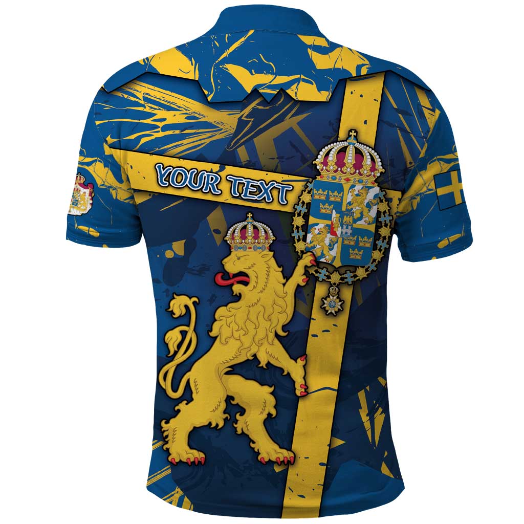 Personalized Sweden Polo Shirt Coat Of Arms Unique Style - Wonder Print Shop