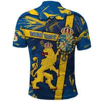 Personalized Sweden Polo Shirt Coat Of Arms Unique Style - Wonder Print Shop