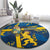 Sweden Round Carpet Coat Of Arms Unique Style - Wonder Print Shop