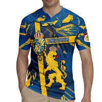 Personalized Sweden Rugby Jersey Coat Of Arms Unique Style - Wonder Print Shop