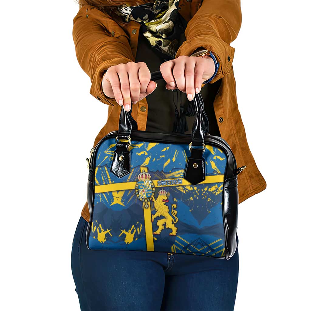 Sweden Shoulder Handbag Coat Of Arms Unique Style - Wonder Print Shop