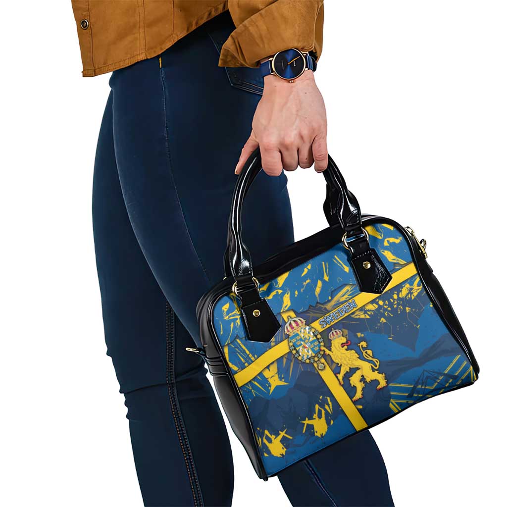 Sweden Shoulder Handbag Coat Of Arms Unique Style - Wonder Print Shop