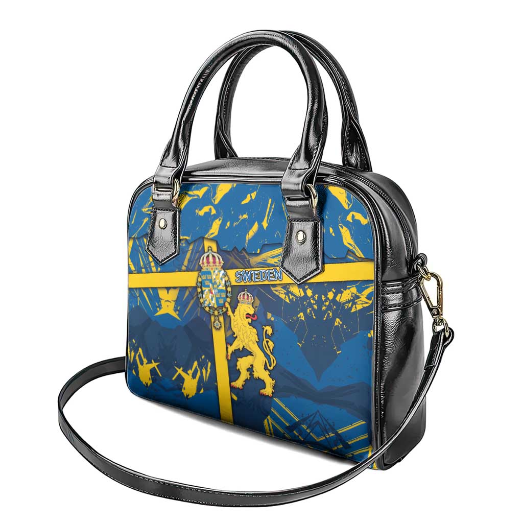 Sweden Shoulder Handbag Coat Of Arms Unique Style - Wonder Print Shop