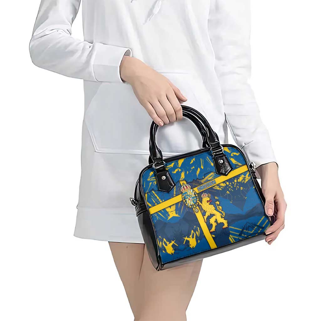 Sweden Shoulder Handbag Coat Of Arms Unique Style - Wonder Print Shop