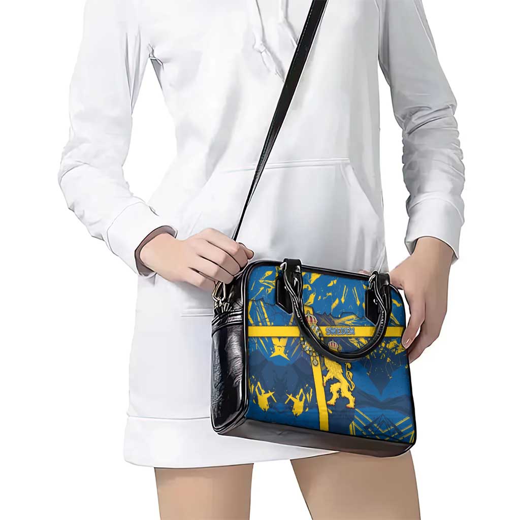Sweden Shoulder Handbag Coat Of Arms Unique Style - Wonder Print Shop