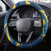 Sweden Steering Wheel Cover Coat Of Arms Unique Style - Wonder Print Shop