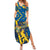 Personalized Sweden Summer Maxi Dress Coat Of Arms Unique Style - Wonder Print Shop