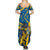 Personalized Sweden Summer Maxi Dress Coat Of Arms Unique Style - Wonder Print Shop