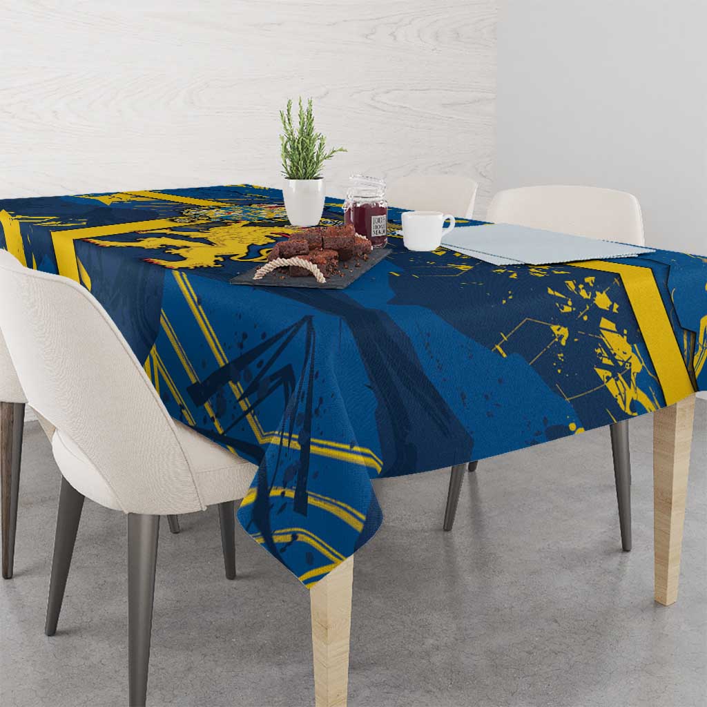 Sweden Tablecloth Coat Of Arms Unique Style - Wonder Print Shop