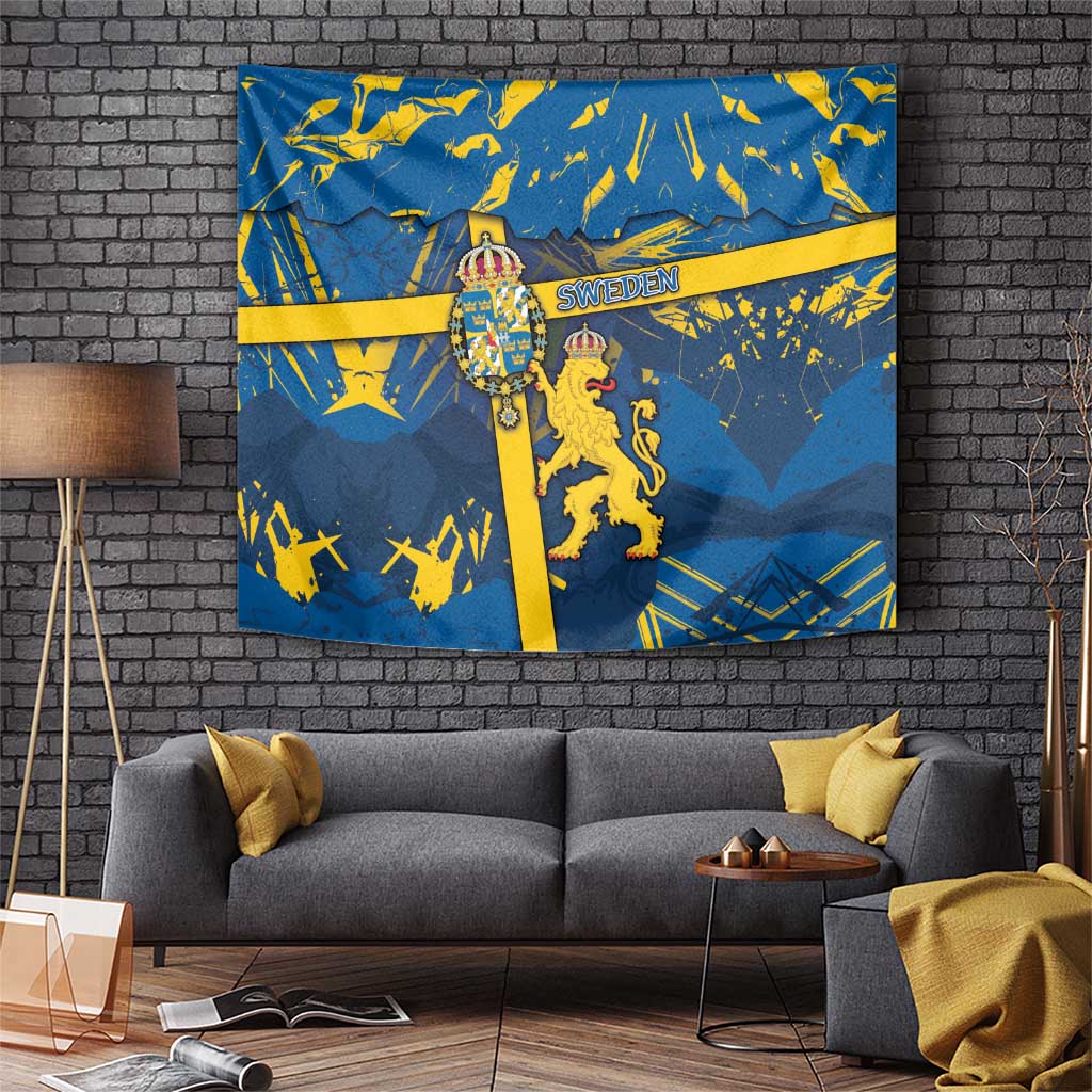 Sweden Tapestry Coat Of Arms Unique Style - Wonder Print Shop