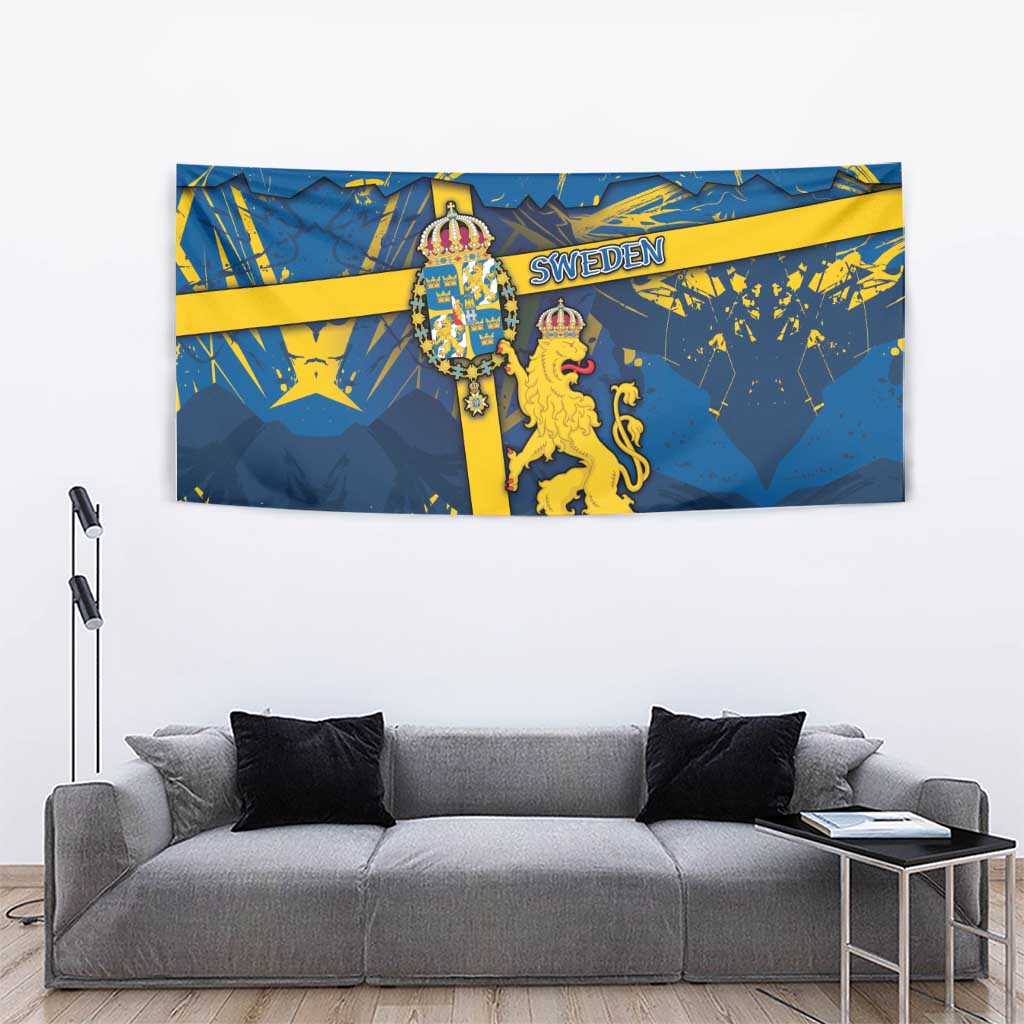 Sweden Tapestry Coat Of Arms Unique Style - Wonder Print Shop