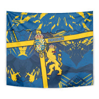 Sweden Tapestry Coat Of Arms Unique Style - Wonder Print Shop