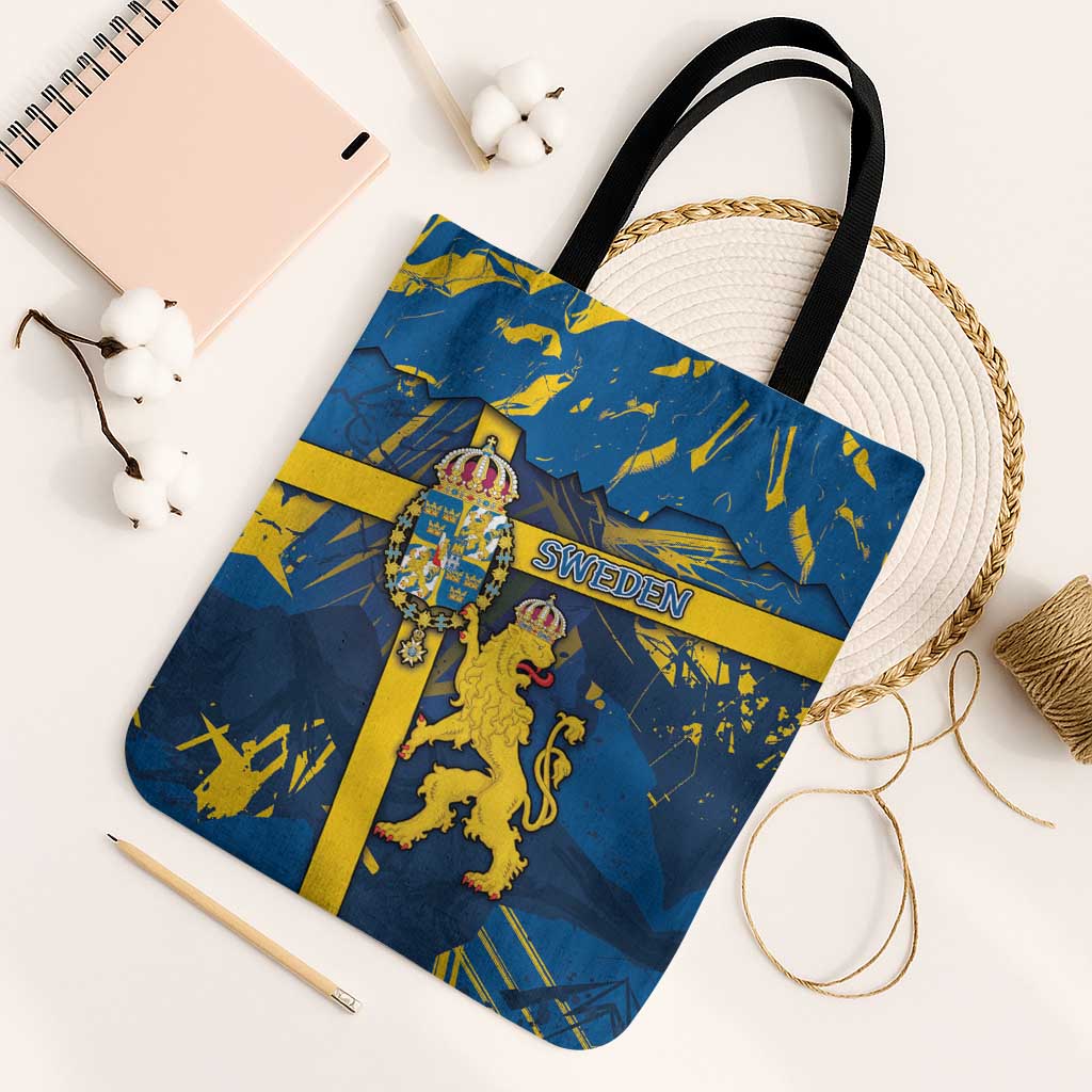 Sweden Tote Bag Coat Of Arms Unique Style - Wonder Print Shop