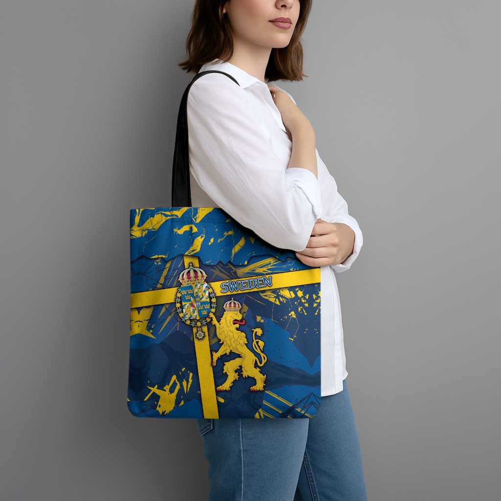Sweden Tote Bag Coat Of Arms Unique Style - Wonder Print Shop