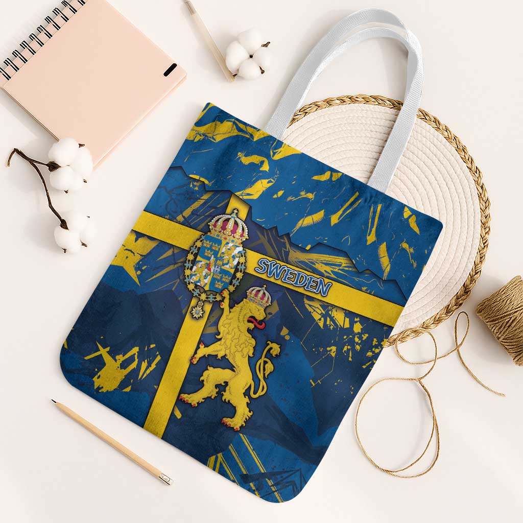 Sweden Tote Bag Coat Of Arms Unique Style - Wonder Print Shop