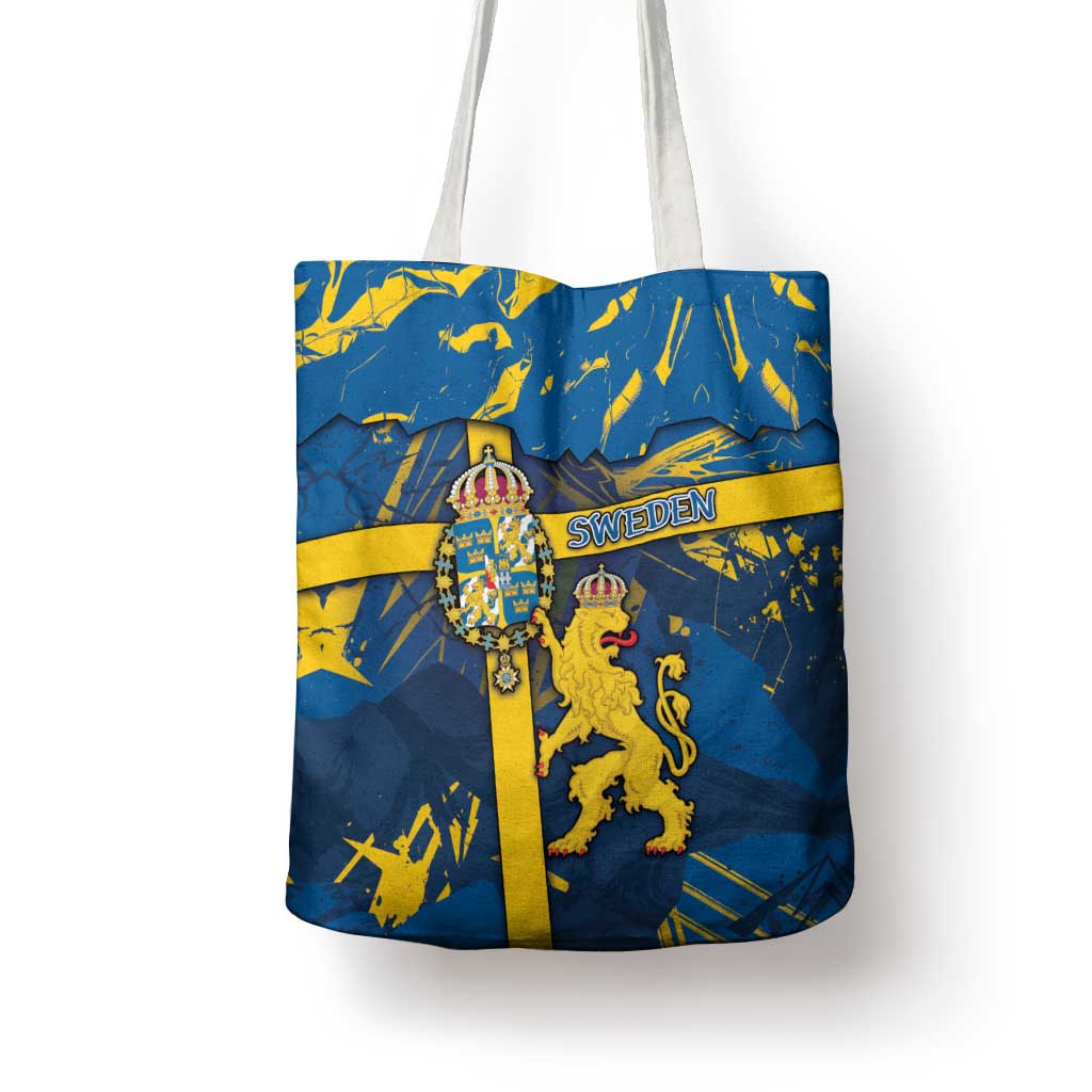 Sweden Tote Bag Coat Of Arms Unique Style - Wonder Print Shop