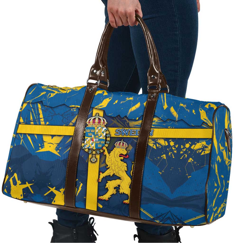 Sweden Travel Bag Coat Of Arms Unique Style - Wonder Print Shop