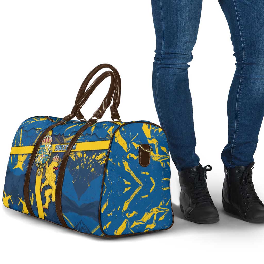 Sweden Travel Bag Coat Of Arms Unique Style - Wonder Print Shop