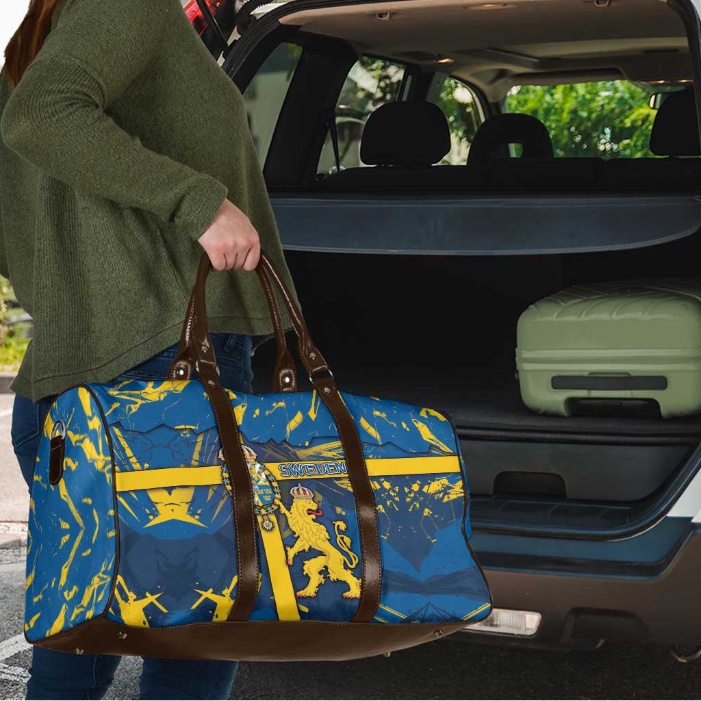 Sweden Travel Bag Coat Of Arms Unique Style - Wonder Print Shop