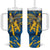 Personalized Sweden Tumbler With Handle Coat Of Arms Unique Style - Wonder Print Shop