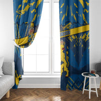 Sweden Window Curtain Coat Of Arms Unique Style - Wonder Print Shop