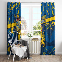 Sweden Window Curtain Coat Of Arms Unique Style - Wonder Print Shop