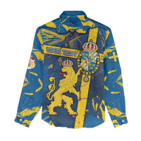 Personalized Sweden Women Casual Shirt Coat Of Arms Unique Style - Wonder Print Shop