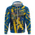 Personalized Sweden Zip Hoodie Coat Of Arms Unique Style - Wonder Print Shop