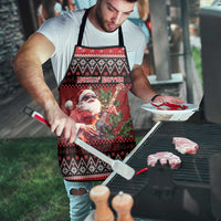 Guitar Christmas Apron Rocking Santa - Wonder Print Shop