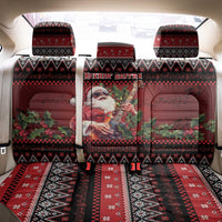 Guitar Christmas Back Car Seat Cover Rocking Santa - Wonder Print Shop