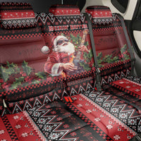 Guitar Christmas Back Car Seat Cover Rocking Santa - Wonder Print Shop