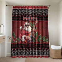 Guitar Christmas Bathroom Set Rocking Santa - Wonder Print Shop