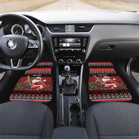 Guitar Christmas Car Mats Rocking Santa - Wonder Print Shop