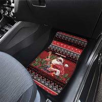 Guitar Christmas Car Mats Rocking Santa - Wonder Print Shop