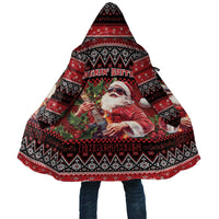Guitar Christmas Cloak Rocking Santa - Wonder Print Shop