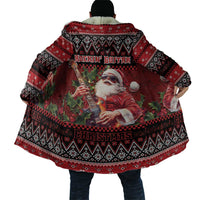 Guitar Christmas Cloak Rocking Santa - Wonder Print Shop