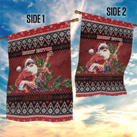 Guitar Christmas Garden Flag Rocking Santa - Wonder Print Shop