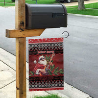 Guitar Christmas Garden Flag Rocking Santa - Wonder Print Shop