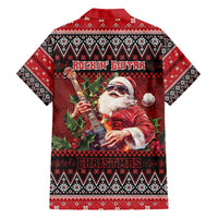 Guitar Christmas Hawaiian Shirt Rocking Santa - Wonder Print Shop
