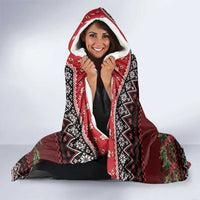 Guitar Christmas Hooded Blanket Rocking Santa - Wonder Print Shop