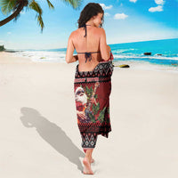 Guitar Christmas Sarong Rocking Santa - Wonder Print Shop